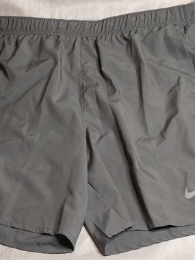 Nike Men’s Gray Athletic Running Shorts Lined Sz L